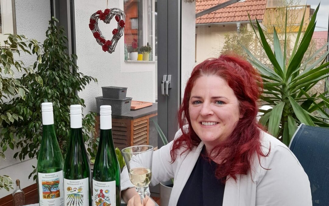 „Die ganze Schnauze voller Wein!“